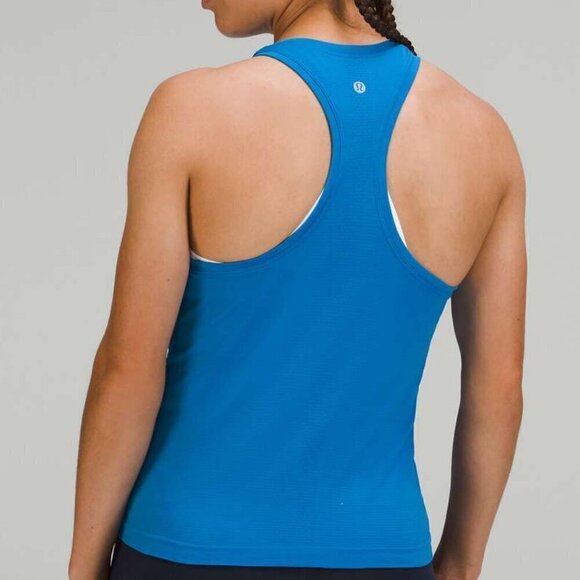 Lululemon Swiftly Tech High-Neck Tank Top 2.0 *Race Length - 12 Poolside Blue - Picture 2 of 6